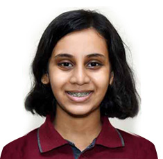 Daanita Ray - Topper of HFS, Thane